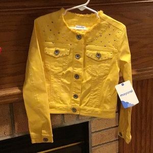 Yellow mayoral girls jacket new